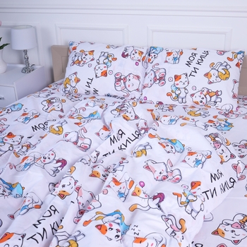 Простыня MirSon Бязь 17-4817 Lucerne 110х160 см красная (2200009020131) - Pampik - 3