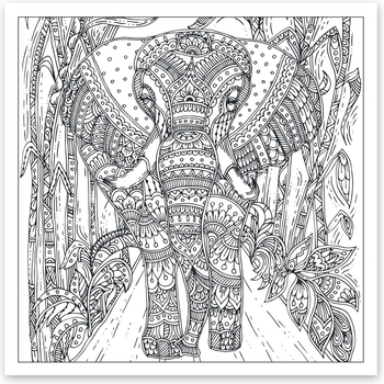 Раскраска антистресс Santi В мире животных 20 страниц (742911) - Pampik - 2