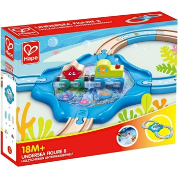 Игрушка железная дорога Hape Подводный мир 15 элементов (E3827) - Pampik - 7