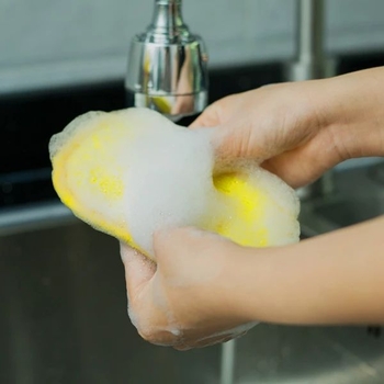 Губка LoveYouHome скрабирующая для посуды и уборки 17х10 см (LYH9005) - Pampik - 8