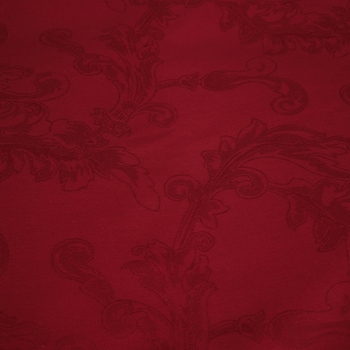 Простыня MirSon Сатин Жаккард 6040 Rosalie 110х160 см красная (2200009024009) - Pampik - 7