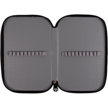 Пенал Yes Spider HP-01 жесткий двойной черный с красным (533545) - Pampik - 3