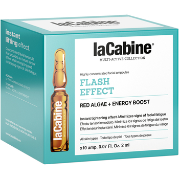 Висококонцентровані ампули для шкіри обличчя La Cabine Flash Effect з миттєвим ліфтинг-ефектом 10х2 мл - Pampik