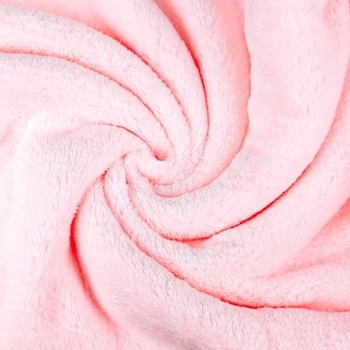 Детское полотенце-уголок HomeBrand с вышивкой 80х80 см светло-розовое (60093) - Pampik - 4