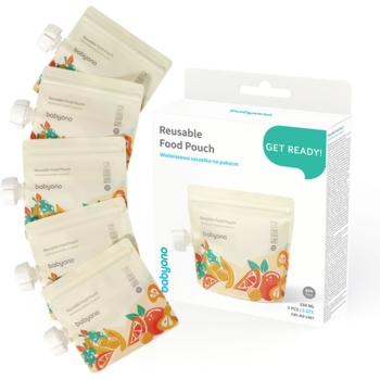 Харчові пакети BabyOno, багаторазові, 150 мл, 5 шт. - Pampik - 2