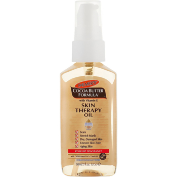 Олія від розтяжок та шрамів Palmer's Cocoa Butter Formula Skin Therapy Oil з шипшиною, олією какао і вітаміном Е 60 мл - Pampik