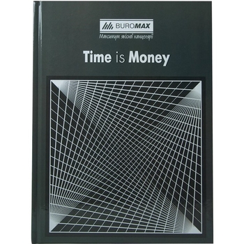 Книга учета Buromax Time is money 96 листов в клетку А4 серый (BM.2400-109) - Pampik