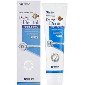 Зубна паста Hanil Dr. Ag Dental Toothpaste зі сріблом та м'ятою 180 г - Pampik - 2