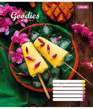 Набір зошитів 1 Вересня Bright goodies А5 в лінійку 60 аркушів 10 шт. (767402) - Pampik - 5