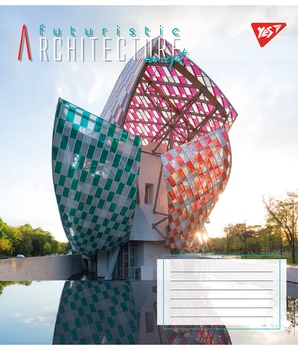 Набор тетрадей Yes Futuristic architecture А5 в клетку, 24 листа, 20 шт. (67017) - Pampik - 4