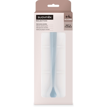 Ложка силіконова Suavinex Colour Essence, блакитна (401529) - Pampik - 2