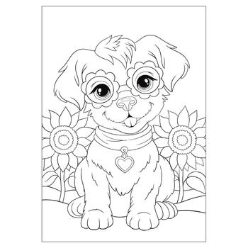 Розмальовка 1 Вересня Песики 12 сторінок (743045) - Pampik - 3