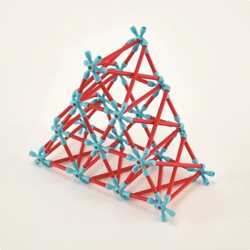 Конструктор Hape Flexistix Креативні фігури бамбуковий 133 деталі (E5565) - Pampik - 3