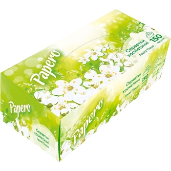 Серветки косметичні Papero, двошарові, 150 шт. - Pampik - 3