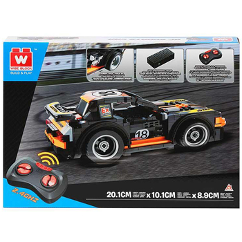 Машинка-конструктор на дистанційному керуванні Wise Block Спортивний автомобіль 435 деталей (EU389054) - Pampik - 11