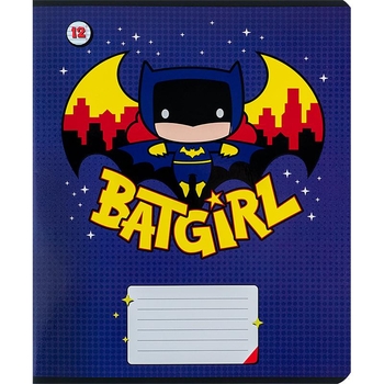 Набір зошитів Kite DC Comics А5, в лінійку, 12 аркушів, 25 шт. (DC24-234) - Pampik - 6