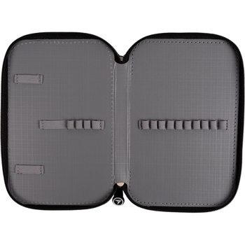 Пенал Yes Spider HP-01 жесткий двойной черный с красным (533545) - Pampik - 2