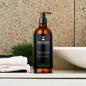 Шампунь для мужчин Barbers New York тонизирующий, 1 л - Pampik - 4