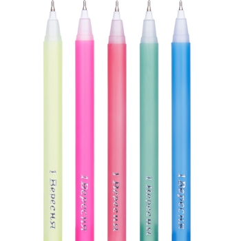 Набір ручок кулькових 1 Вересня D'Fine сині чорнила упаковка 30 шт. (411081) - Pampik