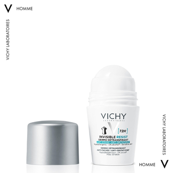 Кульковий дезодорант-антиперспірант Vichy Deo Invisible Resist 72 години захисту, 50 мл - Pampik - 2