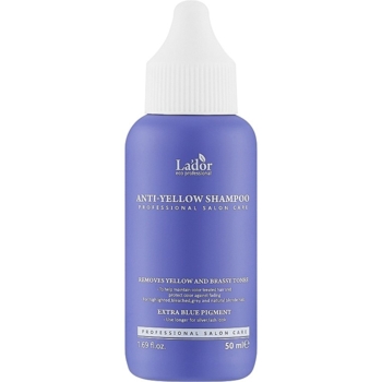 Шампунь против желтизны волос La'Dor Anti Yellow Shampoo 50 мл - Pampik