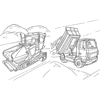 Раскраска Видавництво Ранок Большая книга раскрасок Техника и транспорт (С1736012У) - Pampik - 4