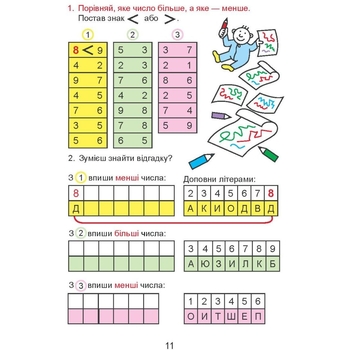 Учебная тетрадь Мандрівець Домашняя разминка Математика 1 класс (9789669441119) - Pampik - 8