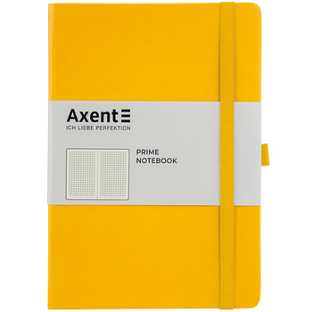 Книга записна Axent Partner Prime клітинка 145x210 мм 96 аркушів жовта (8305-08-A) - Pampik