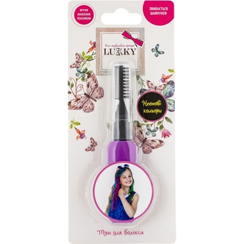 Детская тушь для волос Lukky фиолетовая (T15394) - Pampik