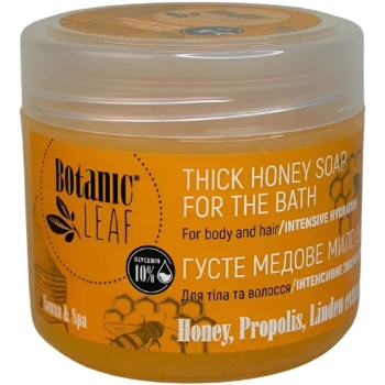 Густое медовое мыло для бани Botanic Leaf Sauna & Spa, 300 мл - Pampik