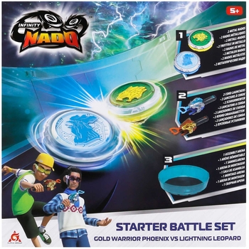 Набор Auldey Infinity Nado VI Battle Set Fury Wave Dragon vs Blazing War Bear (EU654181) - Pampik