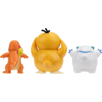 Набір ігрових фігурок Pokemon W19 Чармандер, Галарський Дарумака, Псайдак (PKW3598) - Pampik - 4