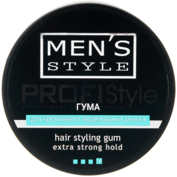 Резина для моделирования прически ProfiStyle Men's Style Hair Styling Gum Extra Strong Hold 80 мл - Pampik - 2