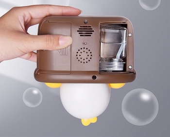 Генератор мильних бульбашок Beiens Фотоапарат Каченя, коричневий (906D) - Pampik - 5