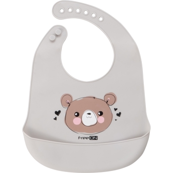 Слинявчик FreeON Тварини ведмедик сірий (39432) - Pampik