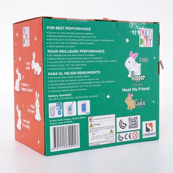 Інтерактивна іграшка Pugs at Play Білий кролик Hopper (ST-PAP10) - Pampik - 6