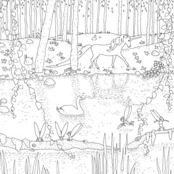 Розмальовка Жорж Магія мальовничих світів (Z101113У) - Pampik - 2