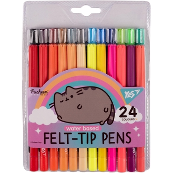 Фломастеры Yes Pusheen rainbow, 24 шт. (650555) - Pampik