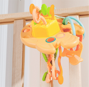 Игрушка-прорезыватель Beiens, желтый (HY10285) - Pampik - 3