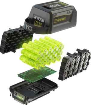 Акумулятор Ryobi Max Power High Energy RY36B60B 36В 6А/год (5133005912) - Pampik - 3