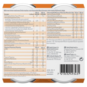 Ентеральне харчування Nestle Health Science Resource 2.0+Fibre із нейтральним смаком, 4 шт. по 200 мл - Pampik - 10