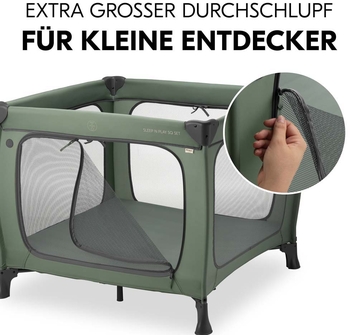 Дитячий манеж Hauck Sleep N Play SQ Dark Green - Pampik - 8