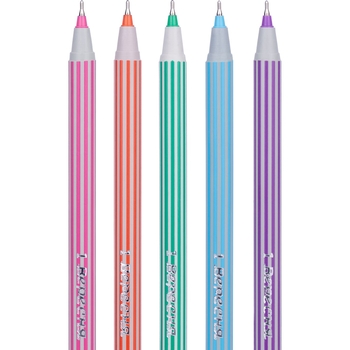 Ручка шариковая 1 Вересня Linear синие чернила упаковка 30 шт. (411830) - Pampik