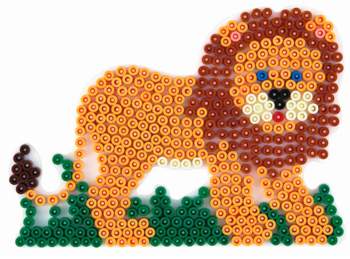 Термомозаика Hama Midi Набор полей: Слон 291, Жираф 292, Лев 293, Верблюд 294 (HM-4582) - Pampik - 7