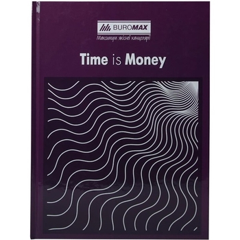 Книга учета Buromax Time is money 96 листов в ячейку А4 фиолетовый (BM.2400-107) - Pampik