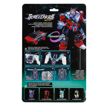 Робот-трансформер Screechers Wild! S5 Хелшторм красный с черным (EU686152) - Pampik - 9