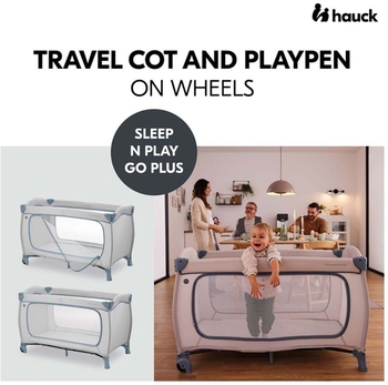 Детский манеж Hauck Sleep N Play Go Plus Dusty Mint - Pampik - 9