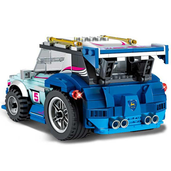 Машинка-конструктор на дистанційному керуванні Wise Block Позашляховик міні 289 деталей (EU389105) - Pampik - 3