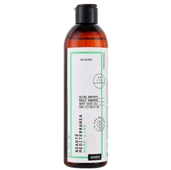 Заспокійливий шампунь для волосся Beaute Mediterranea Hemp Line Ultra Soothed Scalp Shampoo 300 мл - Pampik