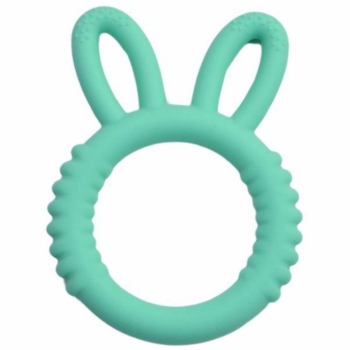 Прорізувач для зубів Lindo Вушка зелений (DK 06г) - Pampik